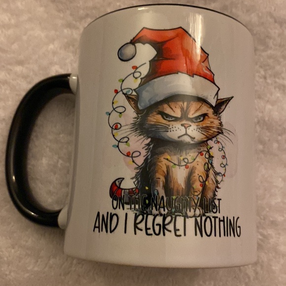 Mug “ ON THE NAUGHTY LIST AND I REGRET NOTHING “ - Picture 3 of 4